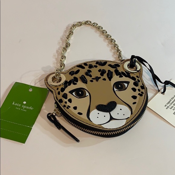 kate spade Handbags - Authentic Kate Spade Leopard Coin Purse !!